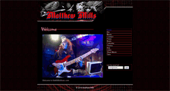 Desktop Screenshot of matthewmillsmusic.com