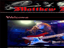 Tablet Screenshot of matthewmillsmusic.com